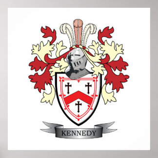 Poster Armoiries de Kennedy Family Crest