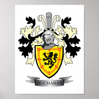 Poster Armoiries de la famille Buchanan