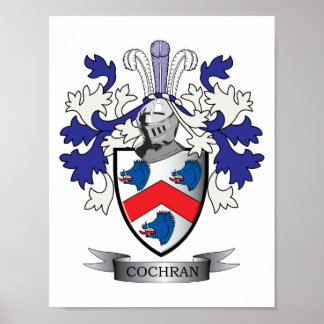 Poster Armoiries de la famille Cochran