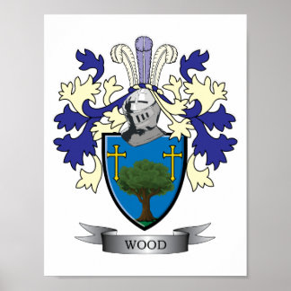 Poster Armoiries de la famille des bois