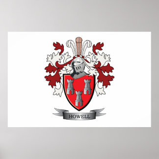 Poster Armoiries de la famille Howell Crest