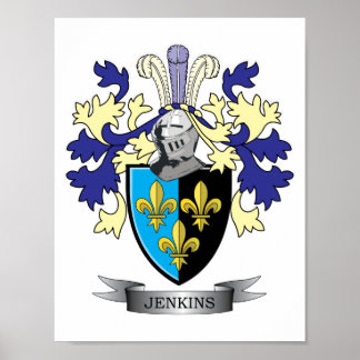 Poster Armoiries de la famille Jenkins