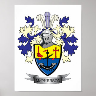 Poster Armoiries de la famille McPherson