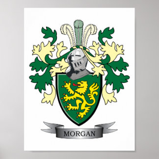 Poster Armoiries de la famille Morgan