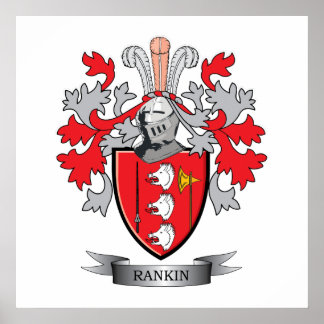 Poster Armoiries de la famille Rankin