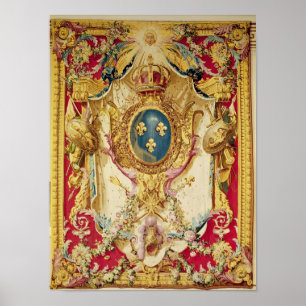 Poster Armoiries de la famille royale française
