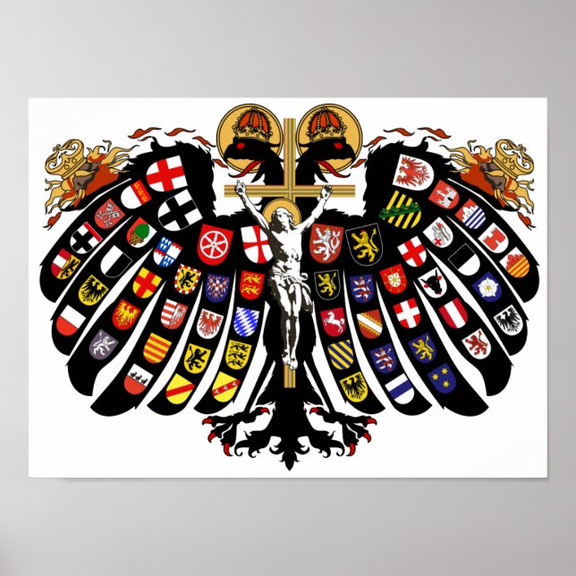 Poster Armoiries de l'Empire romain (Devant)