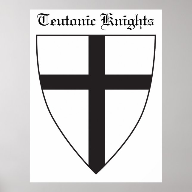 Poster Armoiries de l'Ordre teutonique (Devant)