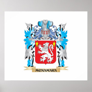 Poster Armoiries de Mcnamara - Armoiries de la famille