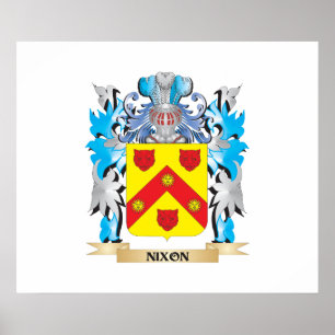 Poster Armoiries de Nixon - Armoiries de la famille