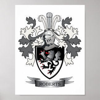 Poster Armoiries de Roberts Family Crest