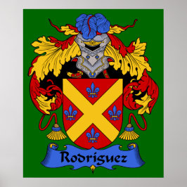 Poster Armoiries de Rodriguez Heraldique Imprimer