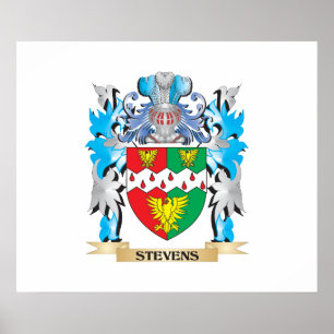 Poster Armoiries de Stevens - Armoiries de la famille