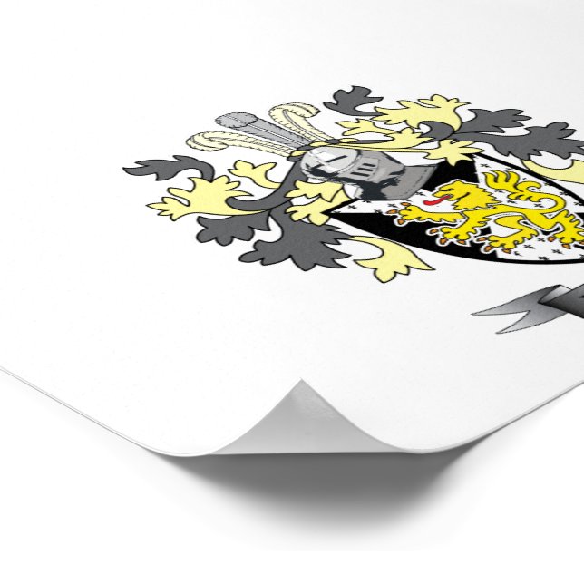 Poster Armoiries de Williams (Coin)