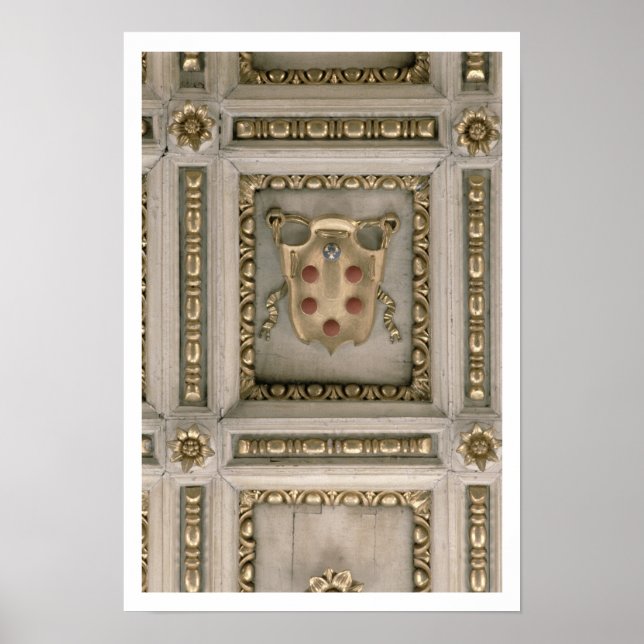 Poster Armoiries des Médicis, du fond de l'église (Devant)