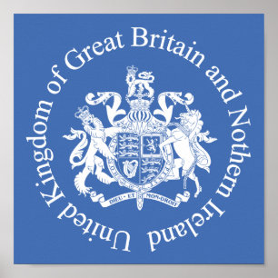 Poster Armoiries du Royaume-Uni