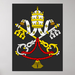 Poster Armoiries du Vatican