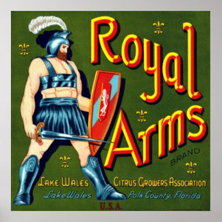 Poster Armoiries royales