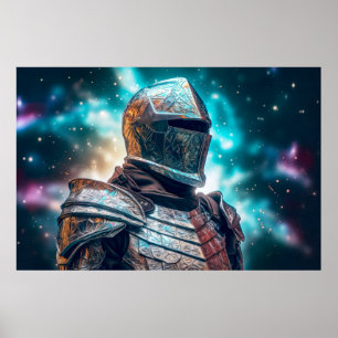 Poster Armor Warrior Fantastic Cosmic Magic
