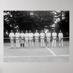 Poster Army Tennis Team, 1920s