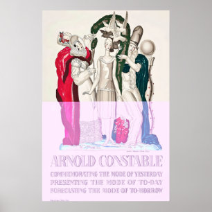 Poster Arnold Constable Mode Art Nouveau Jean-Dupas