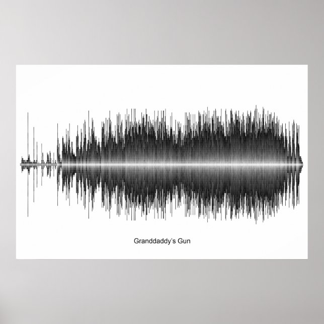 Poster Aron Lewis Granddaddys gun (Devant)