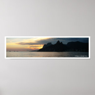 Poster Arpoador Sunset Panorama