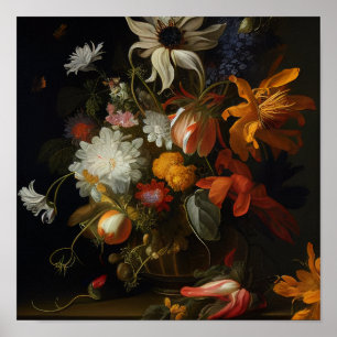 Poster Arrangement de fleurs d'été Durée de vie