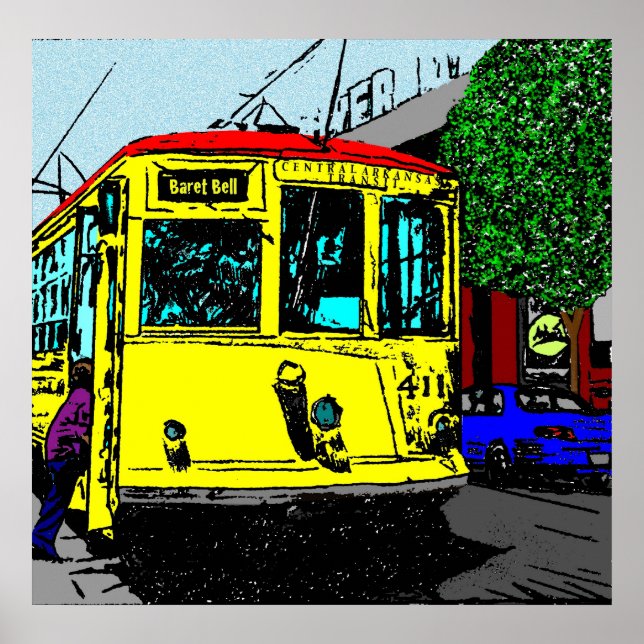 Poster Arrêt de chariot (Devant)