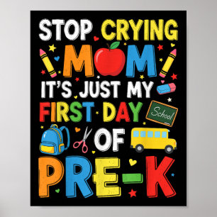 Poster Arrête de pleurer maman c'est juste ma première jo