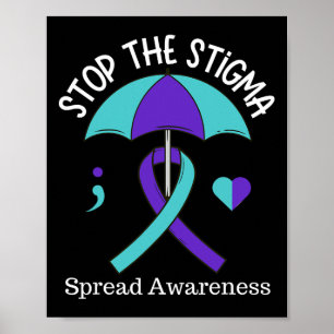 Poster Arrêter La Stigma Diffuser Le Mois De Sensibilisat