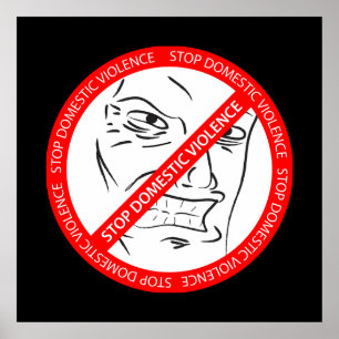 Poster Arrêter la violence domestique