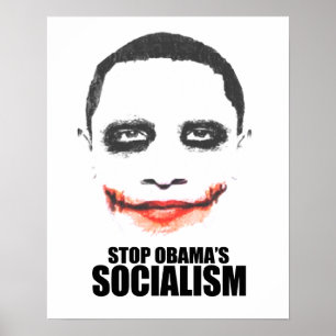 POSTER ARRÊTEZ LE SOCIALISME D'OBAMA