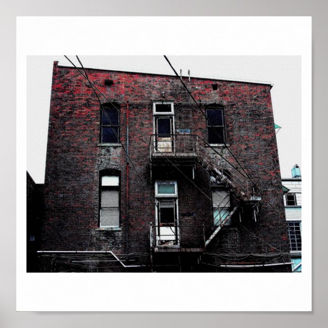 Poster Arrière Alley Grime (Devant)