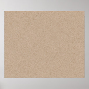 Poster Arrière - plan Brown de papier d'emballage imprimé