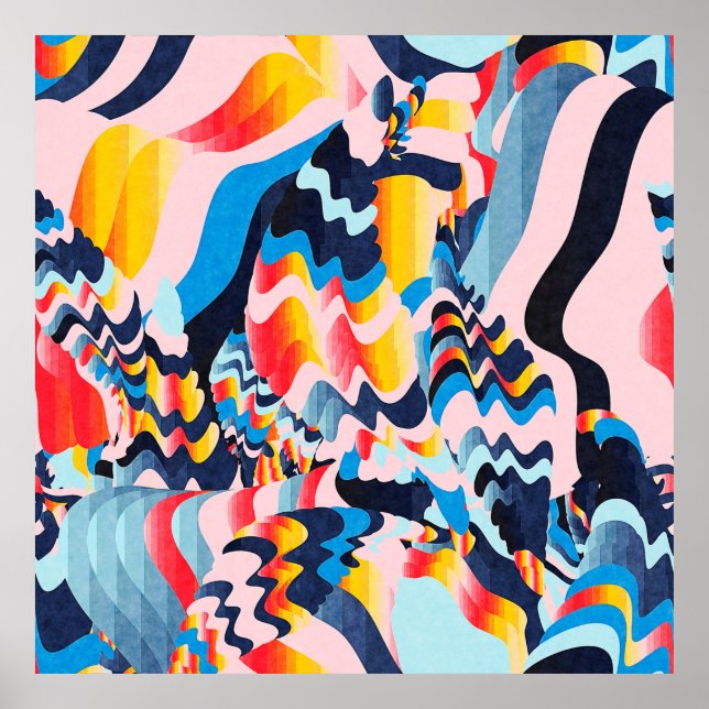 Poster arrière - plan d'art numérique (Devant)