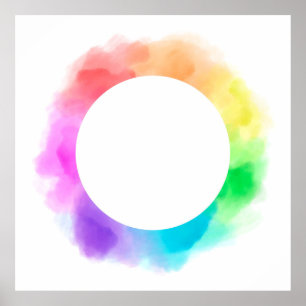 Poster Arrière - plan de dessin aquarelle