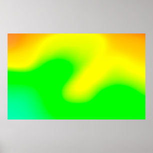 Poster arrière - plan de nuage doux arc-en-ciel Abstrait 