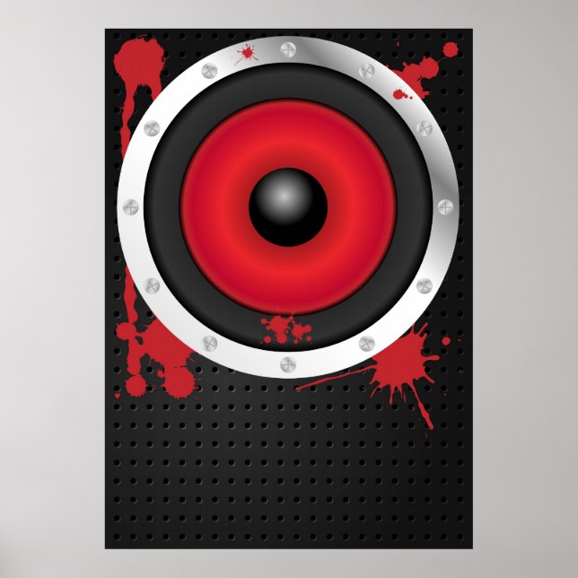 Poster Arrière - plan de parti (Devant)