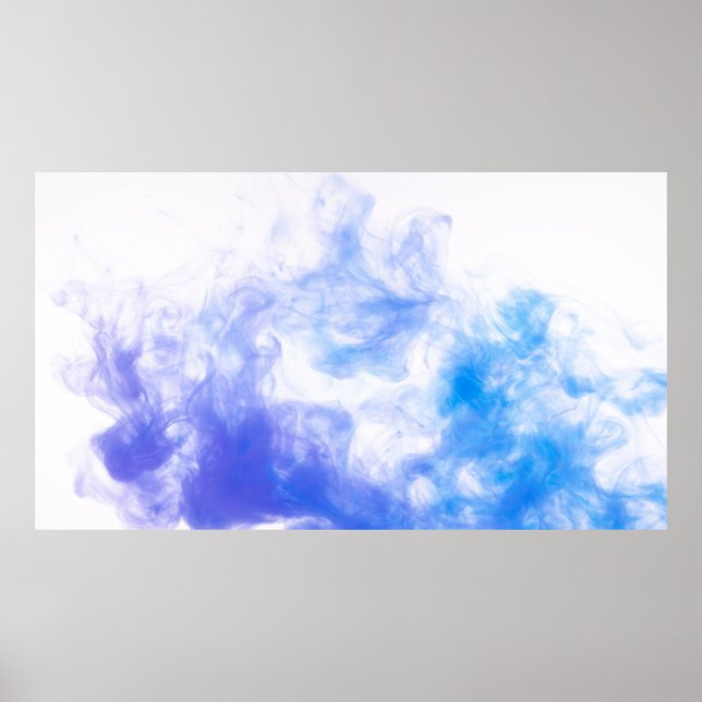 Poster Arrière - plan de peinture motif de fumée (Devant)