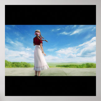 Poster Arrière - plan FFVII Aerith