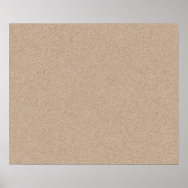 Poster Arrière - plan papier Kraft Brown imprimé (Devant)