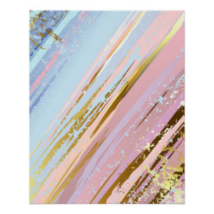 Poster Arrière - plan rose texturé