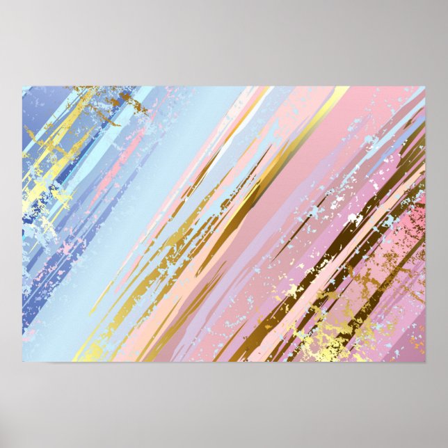 Poster Arrière - plan rose texturé (Devant)