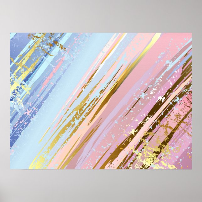 Poster Arrière - plan rose texturé (Devant)