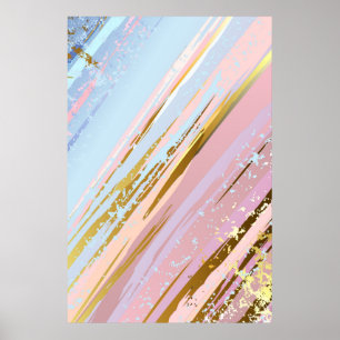 Poster Arrière - plan rose texturé