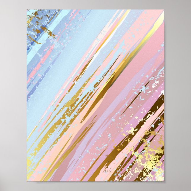 Poster Arrière - plan rose texturé (Devant)