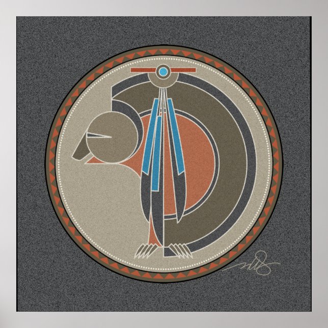 Poster arrière - plan Spirit Of Bear grey (Devant)