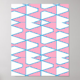 Poster arrière - plan triangles Abstrait sur