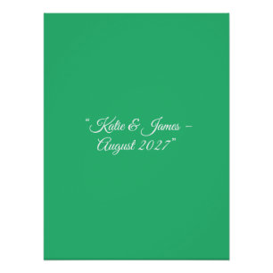 Poster Arrière - plan vert à la menthe plate - Design Mar
